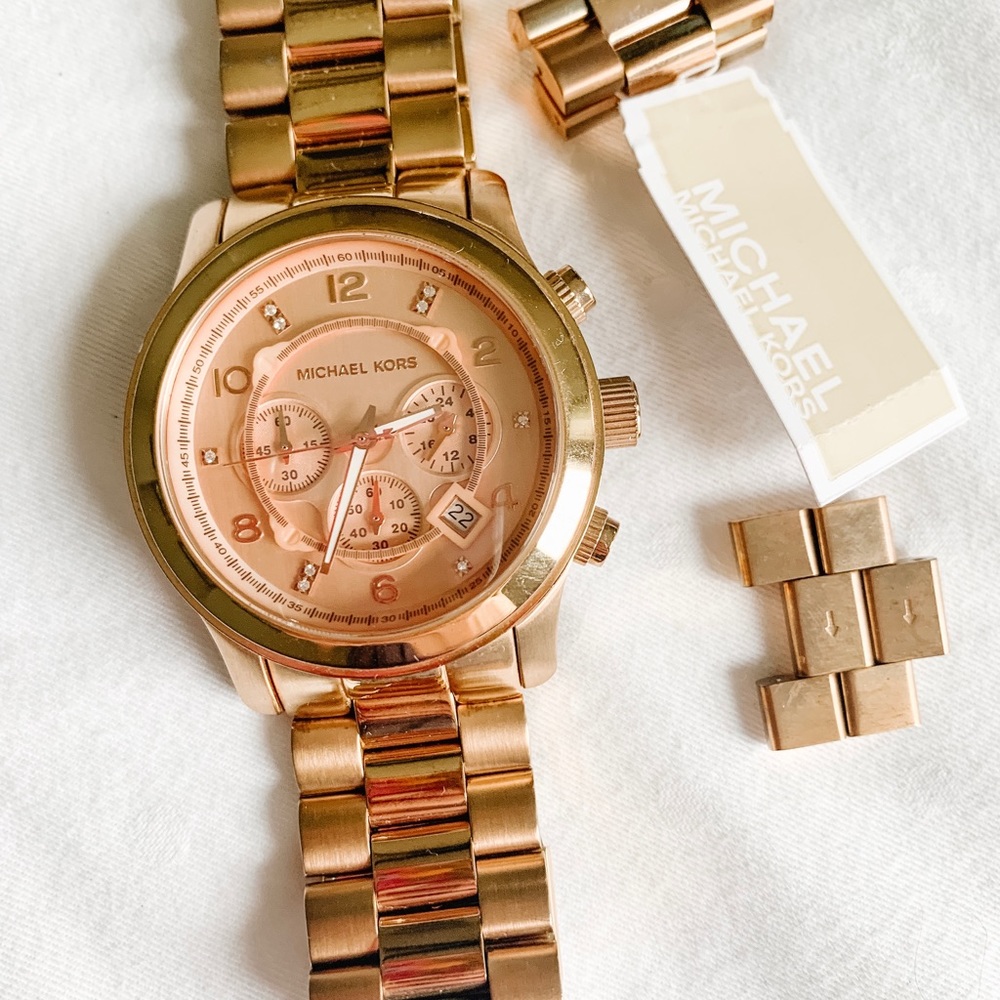 Rose Gold Micheal Kors Watch